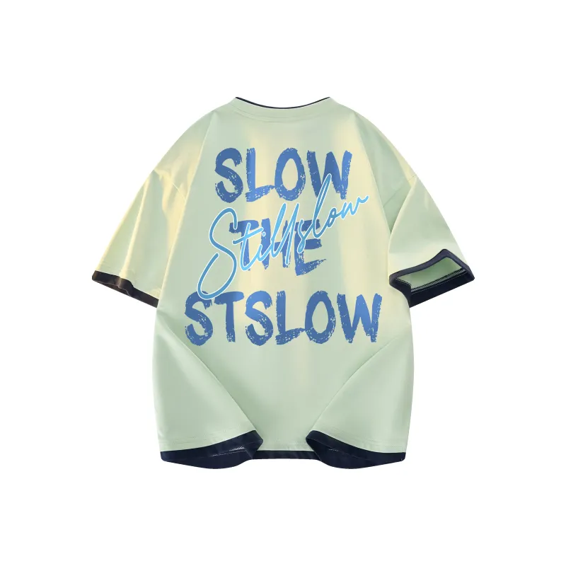 Stillslow Short Sleeved T Shirts Unisex-12