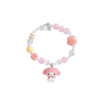 Sanrio My Melody Cartoon Multicolor Cute Beads Lanyards