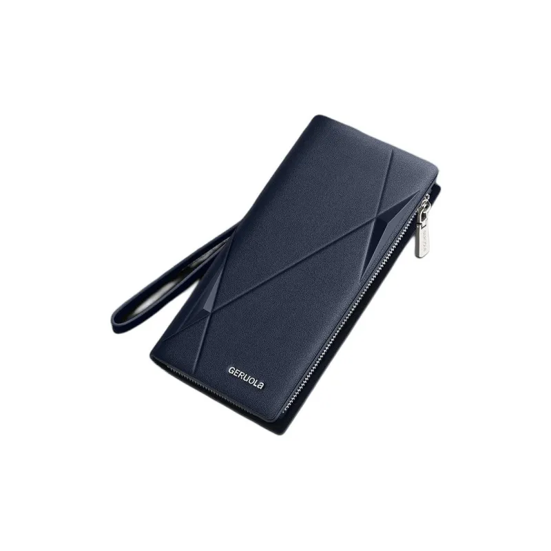 Gorora Top Grain Cow Leather Wallet Regular Men's Multicolor-5
