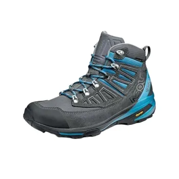 ASOLO Abrasion Resistant Slip Resistant Short Outdoor Boots Women's Gray Blue