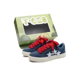 Denim Blue (Red Shoe Laces)[Premium Upgraded-More Comfortable and Durable-Store Manager's Recommendation]
