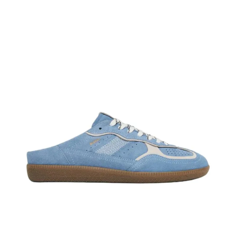 ALOHAS Rubber Sole Closed Toe Slippers Women's Blue-1