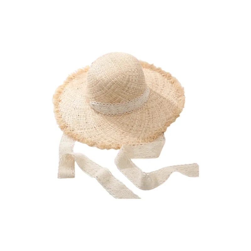 BOOLFEN Raffia Bucket Hats Women's-10