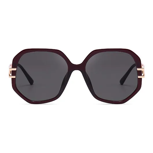 PSACSS Plate Frame Irregular Shape Sunglasses Unisex-1