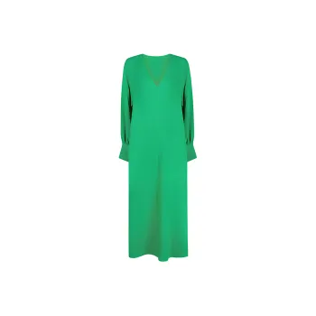 Valentino Long Sleeved Dresses Women's Green