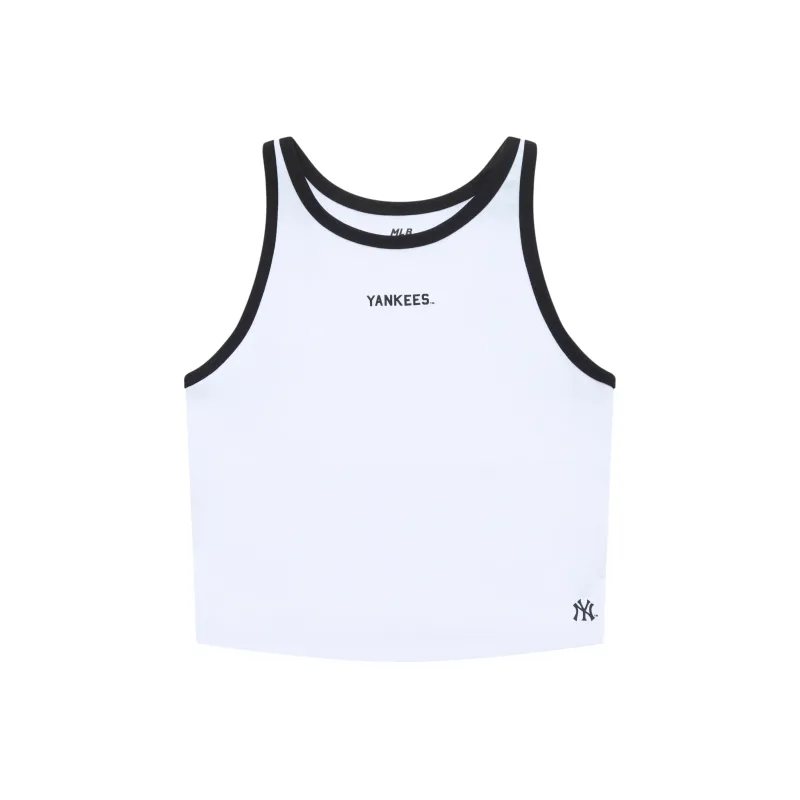 MLB Preppy Style Collection New York Yankees SS25 Tank Top Women's White-0