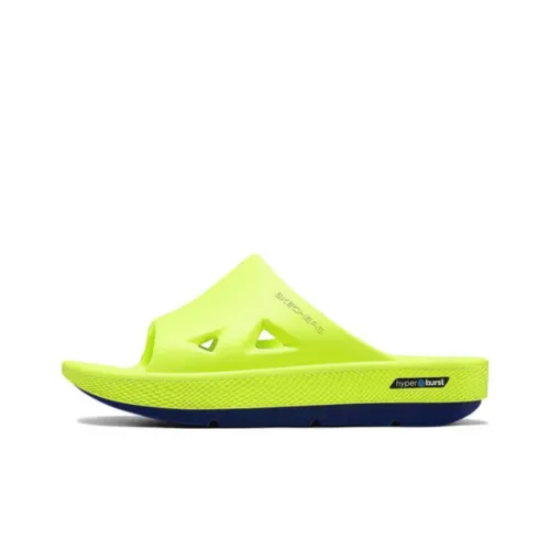 Skechers GO RECOVER Slip Resistant Abrasion Resistant Slide Slippers Men's Neon Green
