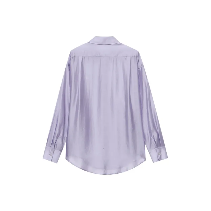 CHARM PICK Shirts Women's Lilac-1