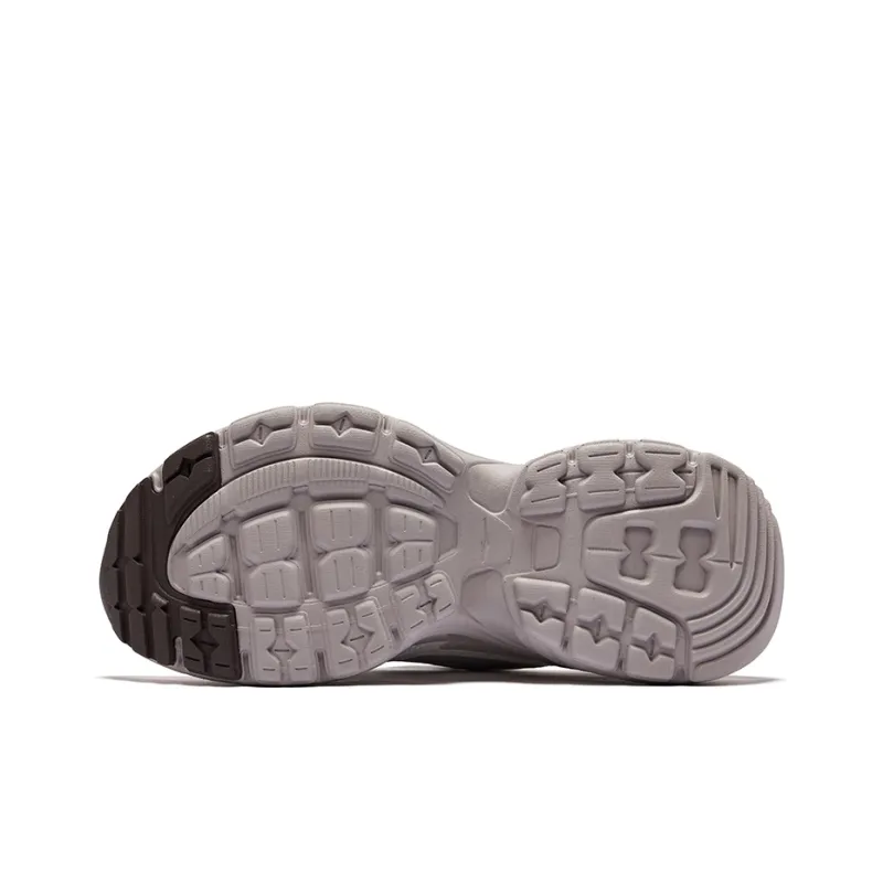 Erke Hongyu 2.0 Breathable And Wear resistant Low Top Chunky Sneakers Women's Painted Gray Pearl Milk Tea-4