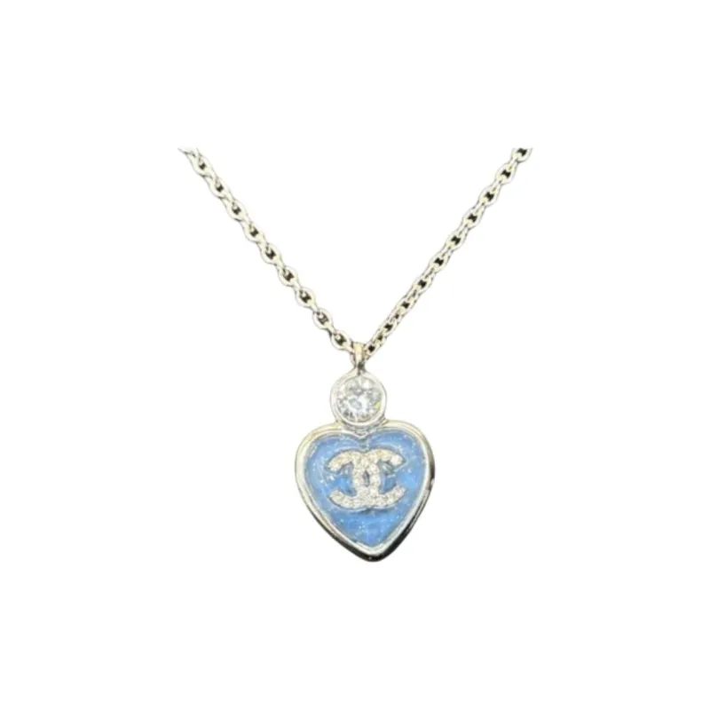 CHANEL Necklaces Unisex Glacier Blue-0