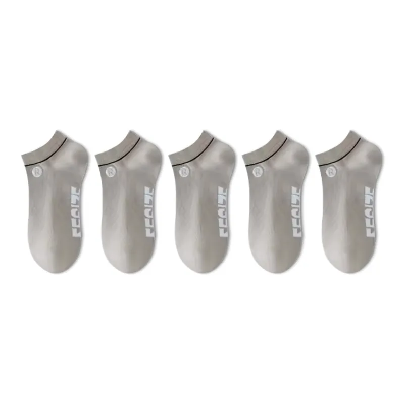 LUOLIAN Ankle Socks Men's 5 Pack-9