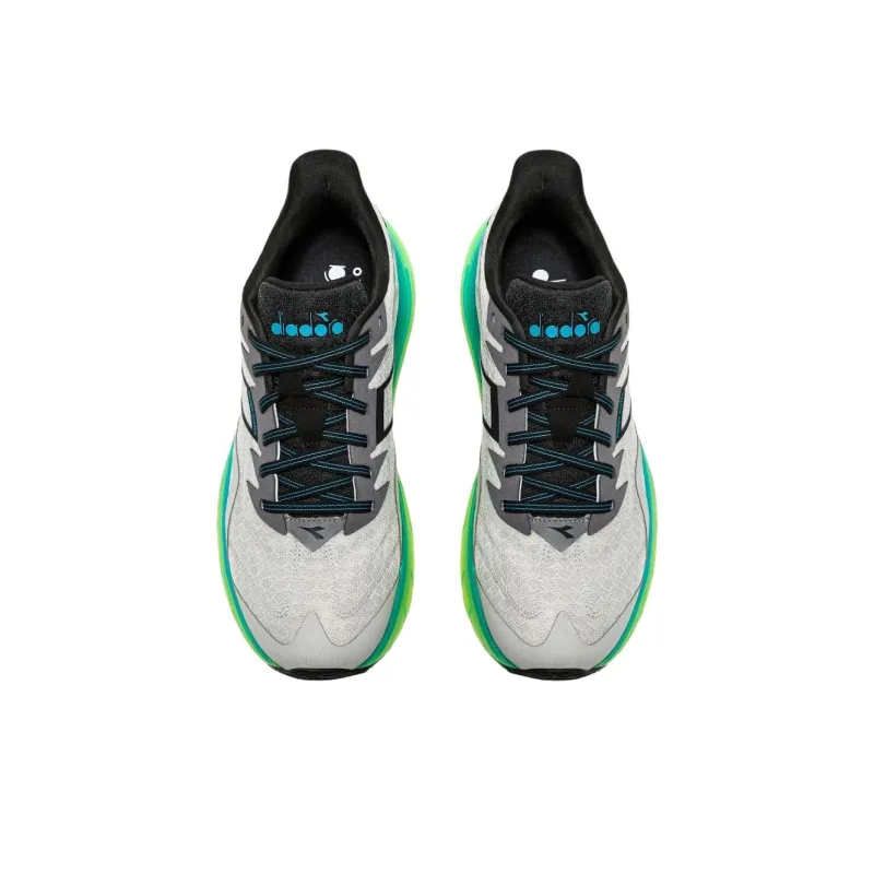 Diadora Anti Slip Wear Resistant Low Top Casual Running Shoes Men's Gray-3