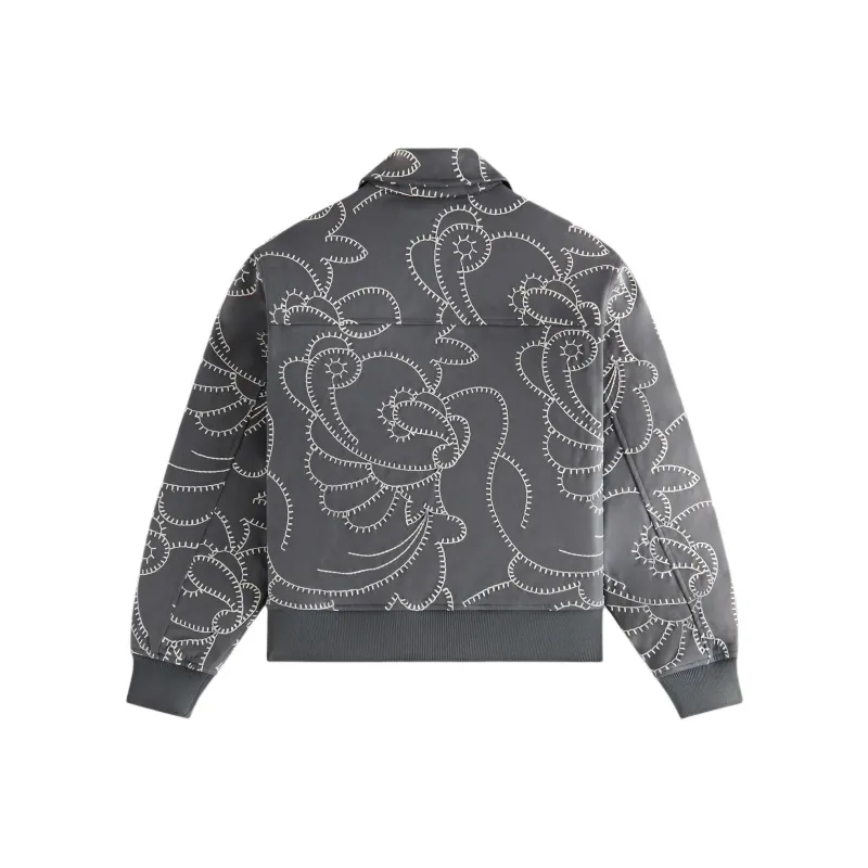 KITH Brisa II Blanket Stitch Bomber Jacket Women's Asteroid-1
