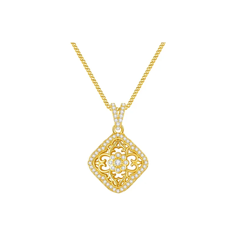 Ascending S925 Silver Necklaces Women's-5