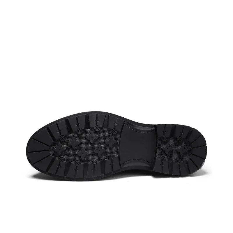 Wen Nai Casual Shoes Men's Black Lace Up-3
