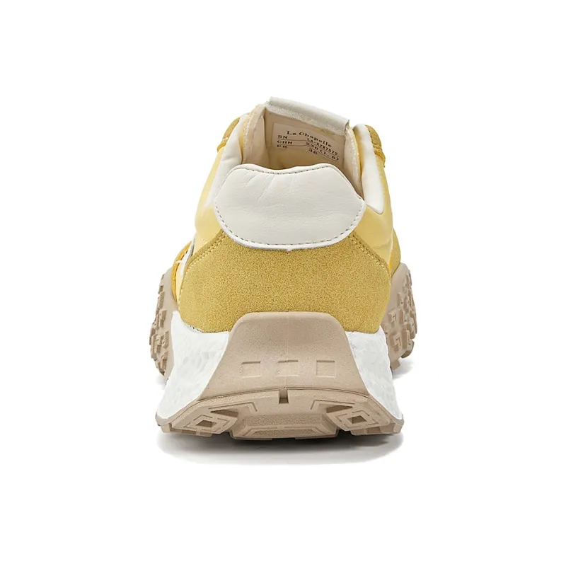 La Chapelle Wear resistant, Lightweight, Breathable, And Non slip. Low Top Casual Shoes Women's Lemon-3