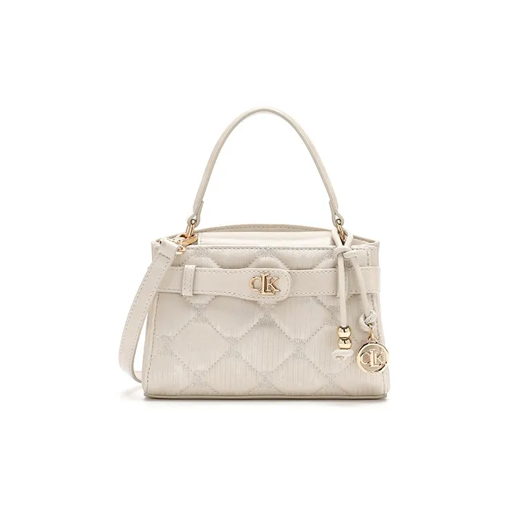 BETTINA VIVIAN PU Crossbody Handbag Regular Women's Beige Apricot-0