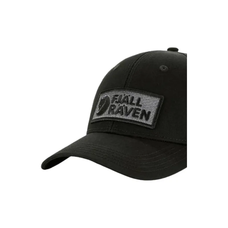 Fjallraven Organic Cotton Baseball Caps Unisex Black-2