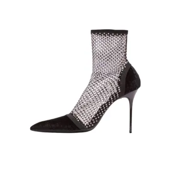 BALMAIN Ankle Boots 9.5cm Women's Black