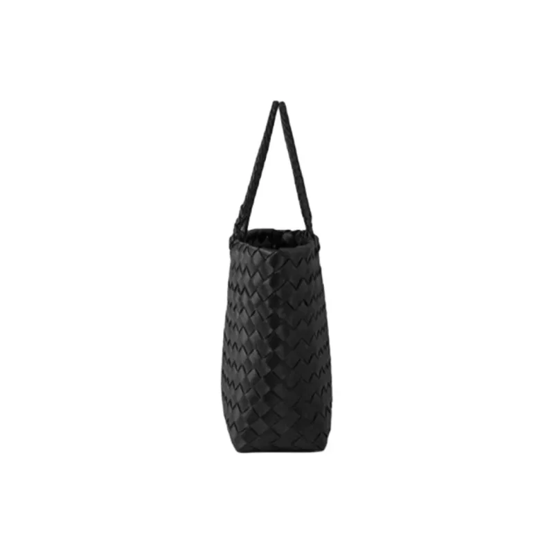MUJI Polyethylene Handbag Women's Gray/Black/Pink-8
