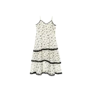 Mu Xiao Xin Slip Dresses Women's Apricot