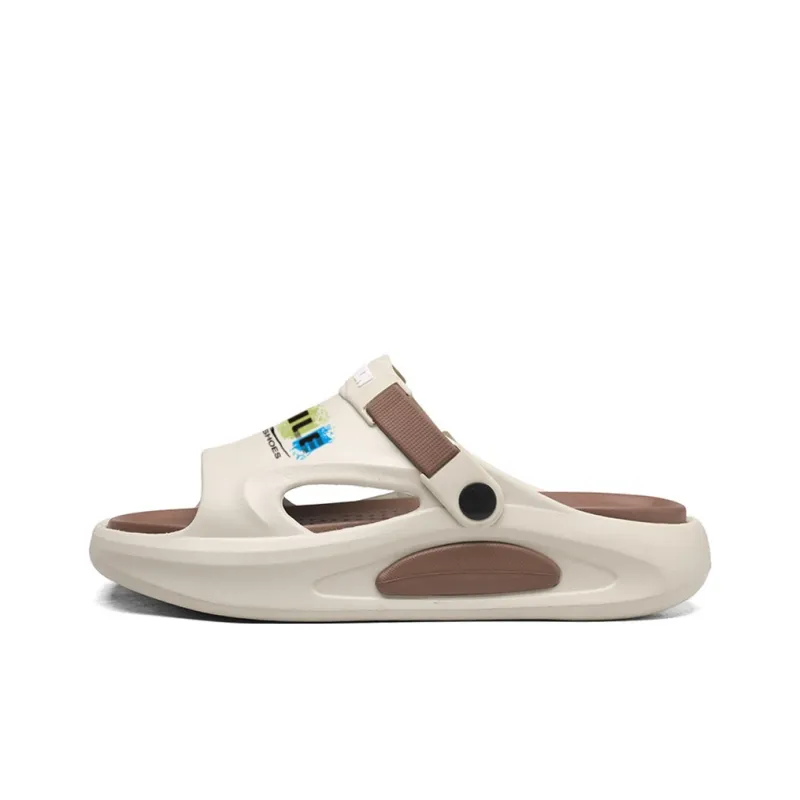 YUZHAOLIN Beach Sandals Men White Green/Beige Brown/Black White-5
