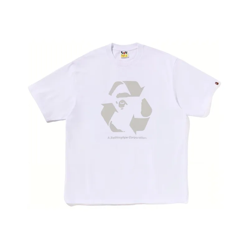 A BATHING APE Recycle Motif Relaxed Fit Tee-0