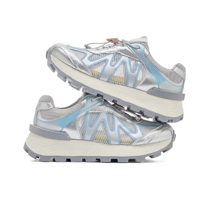 La Chapelle Low Top Chunky Sneakers Women's Blue-3