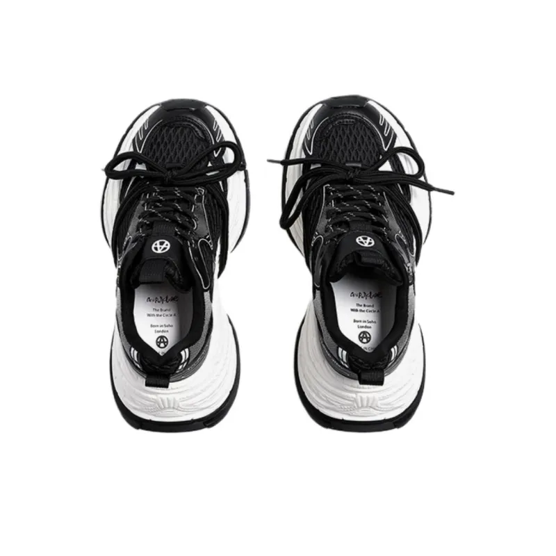 Acupuncture A Collection Breathable Low Top Chunky Sneakers Women's-8
