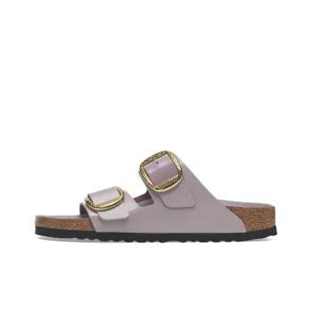 Birkenstock Arizona Big Buckle Abrasion Resistant Slide Slippers Women's Light Purple Regular Loose Fit