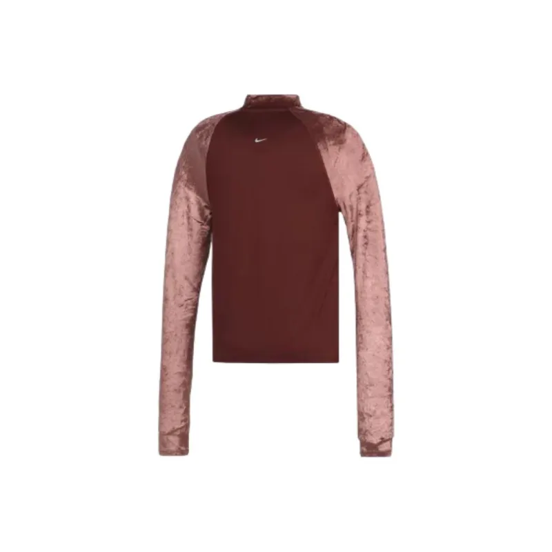 Nike Clothing T Shirts Women's Burgundy-1