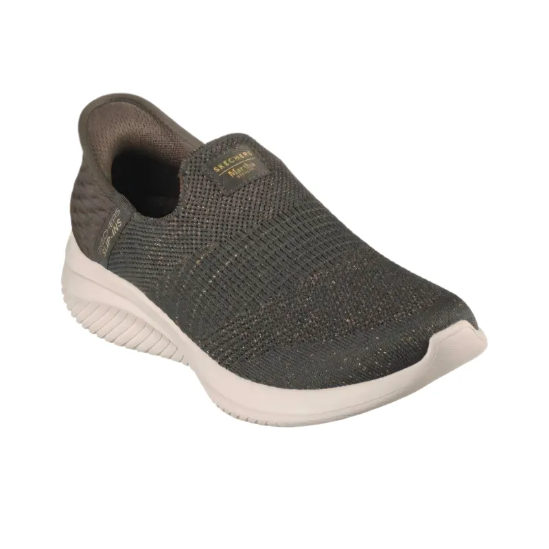 Martha Stewart x Skechers Ultra Flex 3.0 Low Top Casual Shoes Women's Olive Green-1
