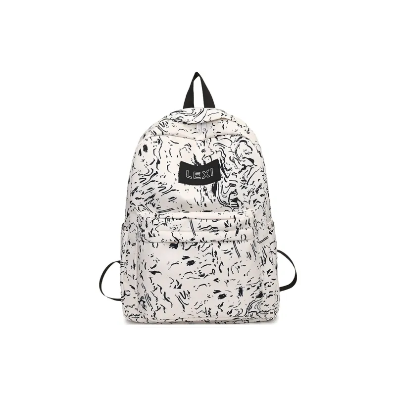 BAODIDAISHU Oxford Backpack Unisex Blue/Black/Pink/Black-0