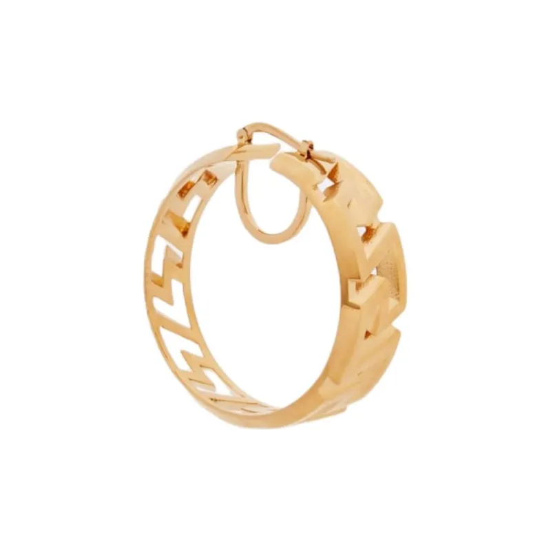 VERSACE Brass Earrings Women's Gold-1
