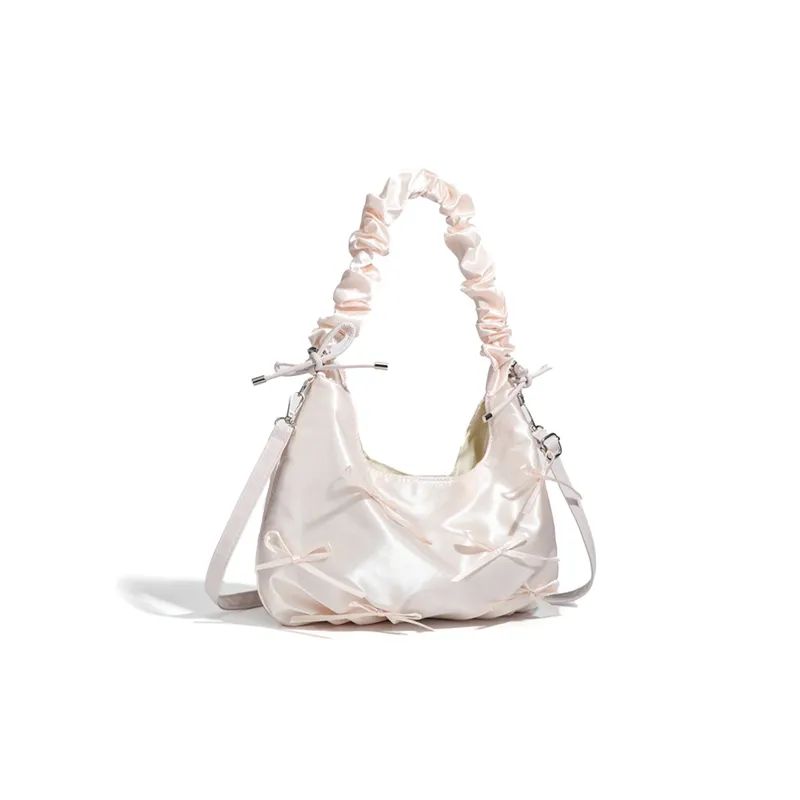 BOBDOG Fabric Versatile Elegance Girlish Cloud Bag, Shoulder Bag, Crossbody Bag, Handbag Tubas Women's Pink-2