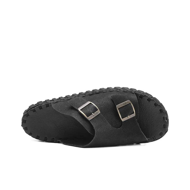 AMICNIEGD Slip Resistant Odor Resistant Abrasion Resistant Slide Slippers Men's-4