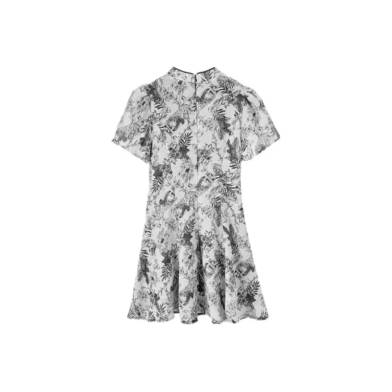 Mu Xiao Xin Short Sleeved Dress Women's-1