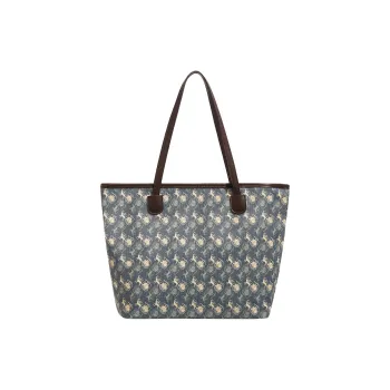 H YXIANG PVC Tote Bag, Shopping Bag, Shoulder Bag Women's Blue
