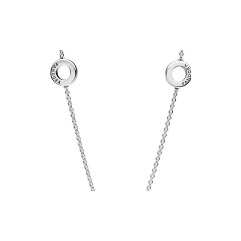 Pandora Cubic Zirconia Necklaces Unisex Silver-1