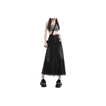 Concubine Zhu Denim Long Skirt Women's