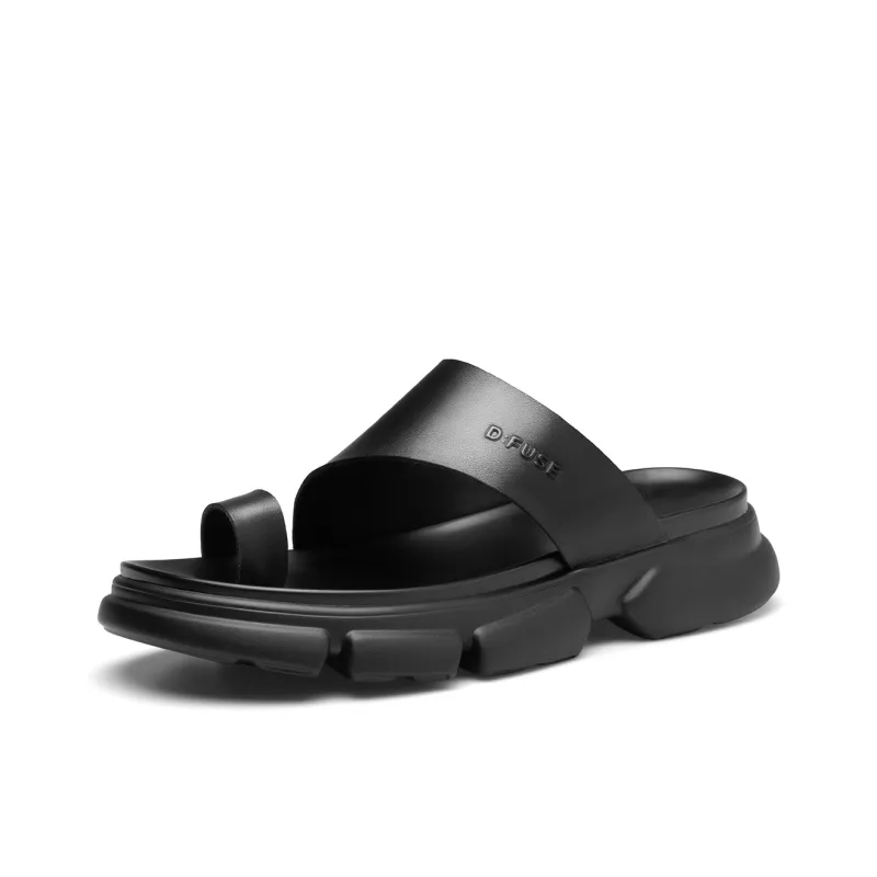 D FUSE SCANDINAVIA Slip Resistant Slide Slippers Men's Black-1