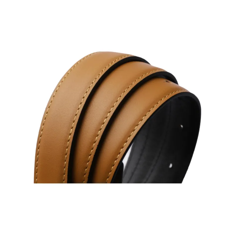 GOLDLION Cow Leather Belts Women's Multiple Colors Width 2.3cm-4