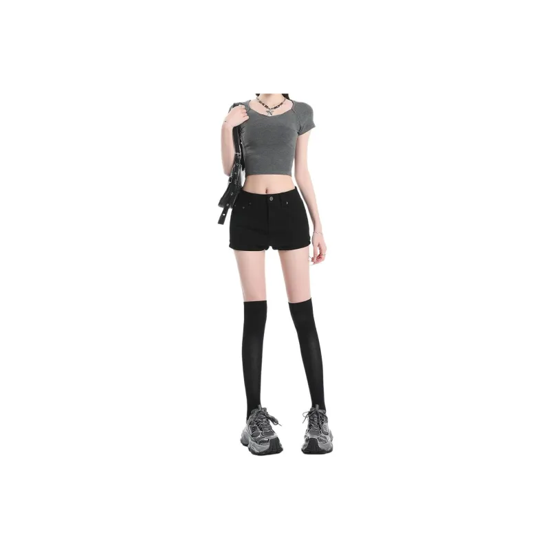 Concubine Zhu Denim Short Skirts Women's-0