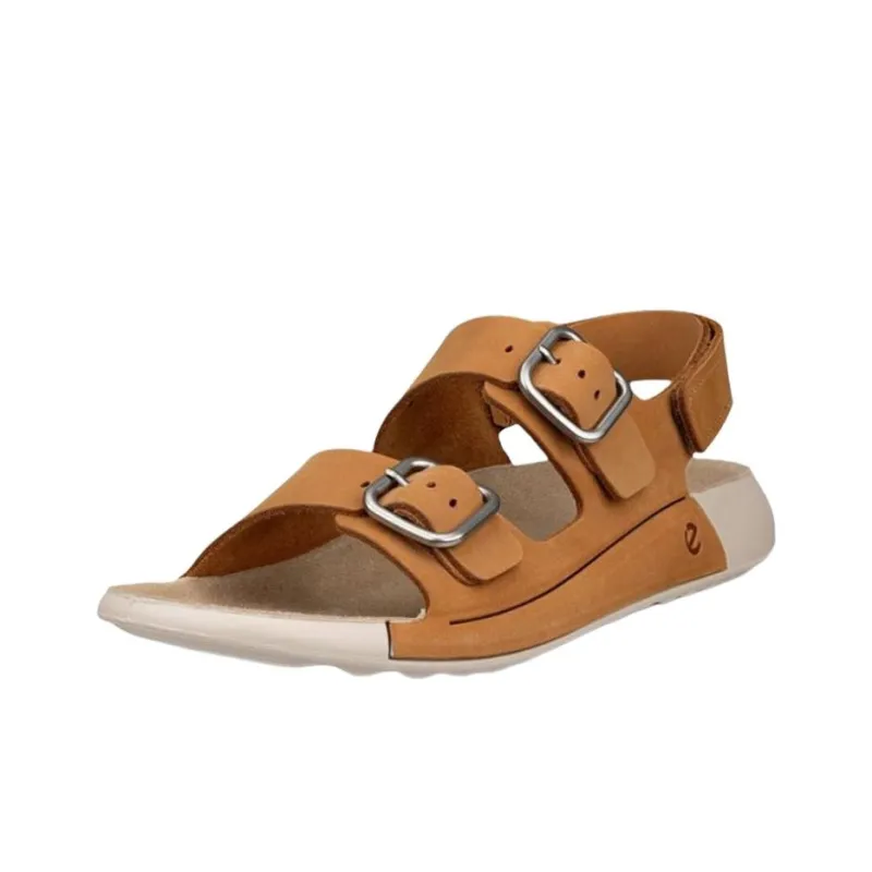 Ecco Cozmo One Strap Sandals Women's Brown-1