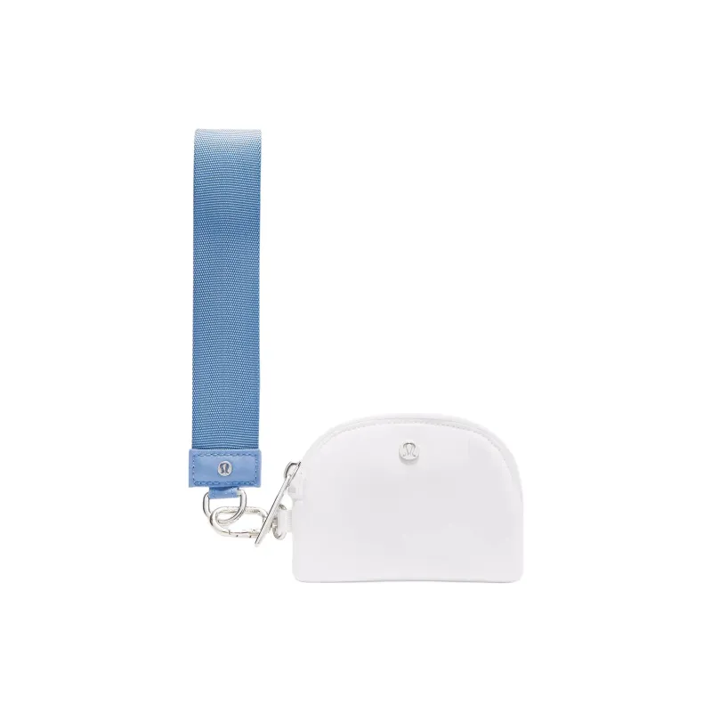 Lululemon Nylon Coin Purse Unisex Blue & White-2