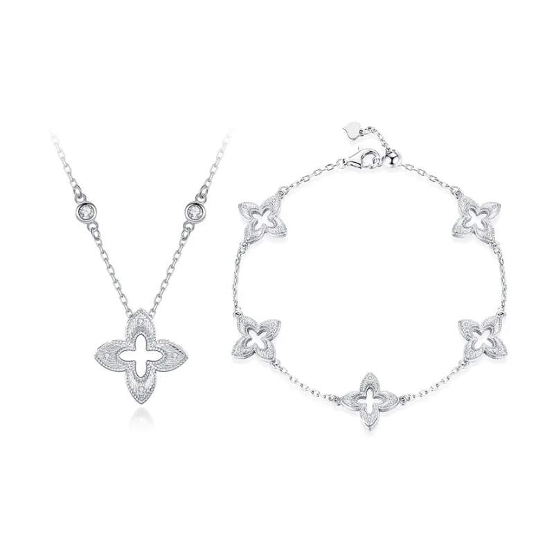 Ascending S925 Silver Necklaces Women's-11