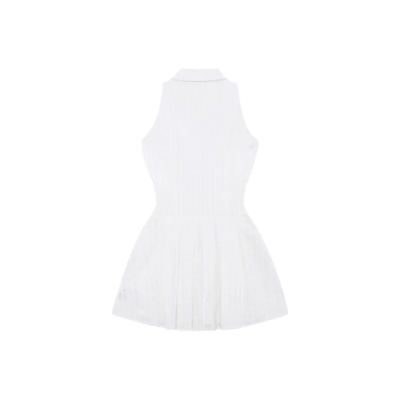 SKYA Sleeveless Dresses Women's White-1