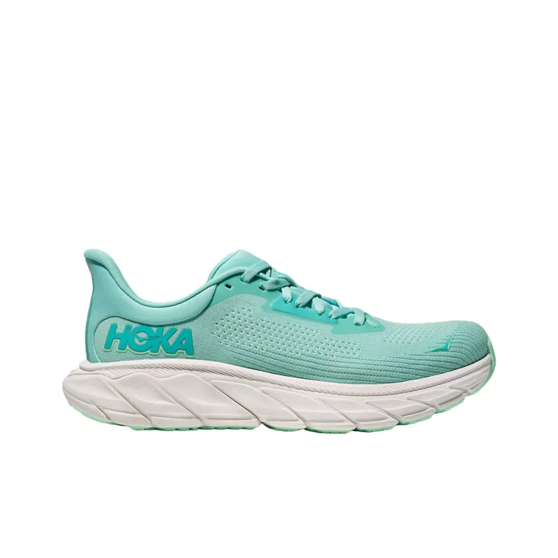 HOKA ONE ONE Arahi 7 Anti Slip Wear Resistant Low Top Running Shoes Women's Blue Green-1