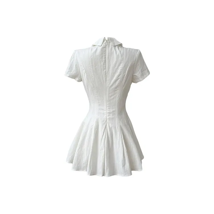 GUOZHEN Short Sleeved Dress Women's-1