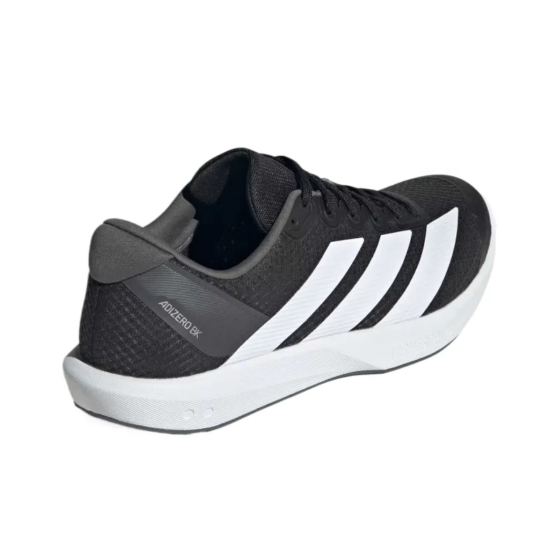 Adidas Adizero Shock Absorbers Slip Resistant, Abrasion Resistant, Breathable Low Top Running Shoes Unisex Black White-3